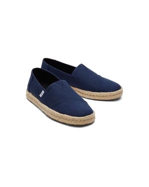 TOMS Alpargata Rope 2.0 100% Baumwolle Herren Navy Espadrilles