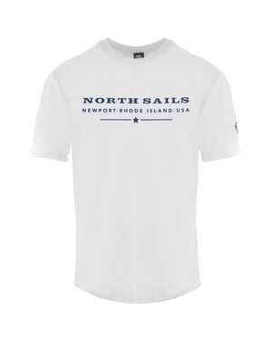 North Sails Newport Rhode Island Weißes T-Shirt