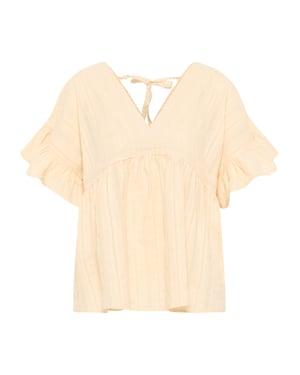 Dreimaster Tunika Damen Beige Creme