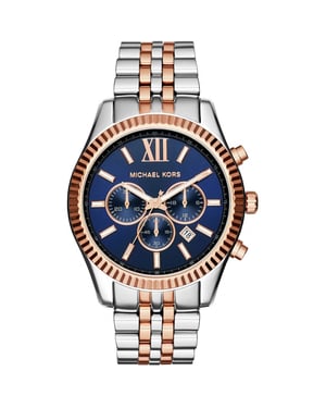 Michael Kors MK8412 Lexington zweifarbig blau