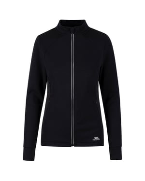 Trespass Womens/Ladies Ridge Track Jacket (Schwarz)