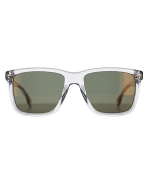 Hugo Boss Square Herren Transparent Grau Grün Gold Spiegel BOSS 1317/S
