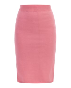 Mymo Strick Midirock Damen Rosa