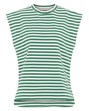 Dreimaster T-Shirt Damen Grün Weiss