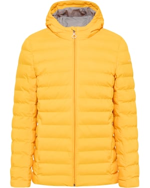 Dreimaster Wattierte Steppjacke Herren Gelb