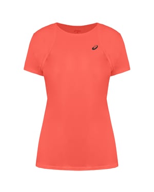 ASICS Logo Womens Orange T-Shirt
