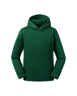 Russell Kids/Childrens Authentic Hooded Sweatshirt (Flaschengrün)