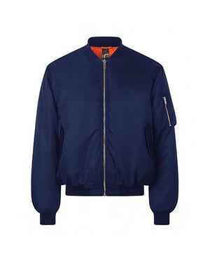 SOLS Unisex Remington Authentic Bomber Jacket (French Navy)