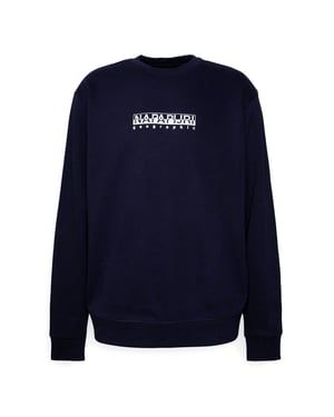Herrenpullover der Marke Napapijri. Die Pullover von Napapijri sind aus Baumwolle gefertigt und haben eine normale Passform. Die weiche Baumwolle sorgt für einen hohen Tragekomfort. Marke: NapapijriModellname: B-Box SweaterKategorie: HerrenpulloverMaterialien: BaumwolleFarbe: blau