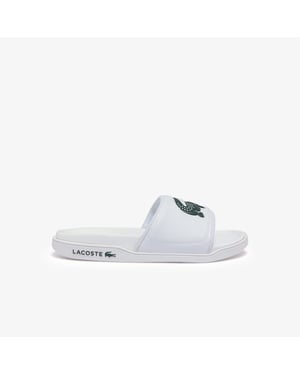 Claquettes Croco Dualsite Lacoste Pour Femme en Vert