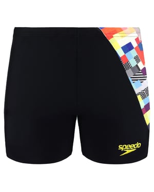 Speedo überall über Druck Glichcode Digital Black Junior Swim Shorts 8 11732D832