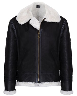 Pilot B3 Flying Shearling Schaffell Bomber Fliegerjacke