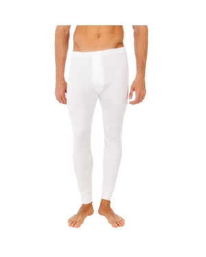 Lange Innenhose für Männer, Modell 0878, mit seitlicher Öffnung. Absoluter Komfort und Wärme.