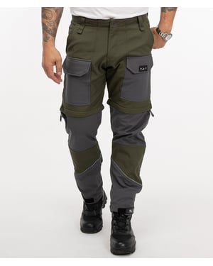 Rock Creek Softshellhose Dunkelgrün