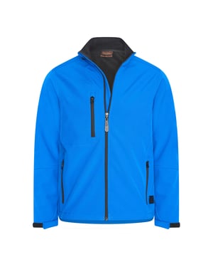 Softshell Zip Jacket Royal von Cappuccino Italia in der farbe Blau und in größe XL.