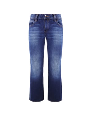 Emporio Armani J34 reguläre Fit Wide Leg Womens Jeans