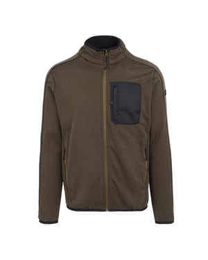 Regatta - "Kitom" Fleecejacke Durchgehender Reißverschluss für Herren (Krokodil meliert)