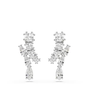 Swarovski 'Matrix' Damen-Ohrhänger aus Metall - Silber 5700418