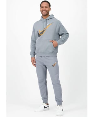 Nike Standard Issue Moto Overhead-Trainingsanzug in Grau