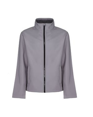 Regatta Herren Ablaze druckbare Softshell-Jacke (Rock Grey/Schwarz)