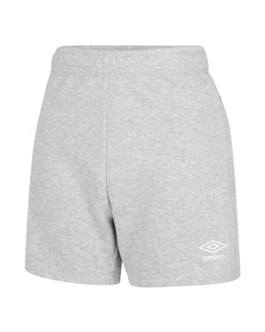Umbro - "Club Leisure" Shorts für Damen (Grau meliert/Weiß)