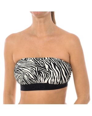 Bikini-Oberteil im Bandeau-Stil für Damen MM4K607