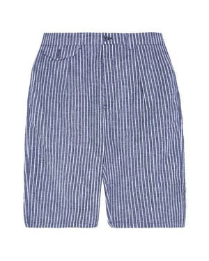 Pepe Jeans Deans gestreifte Herren-Shorts in Blau