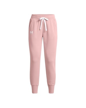 Under Armor Rivale Damen Hell Pink Track Hosen