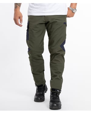 Rock Creek Softshellhose Dunkelgrün