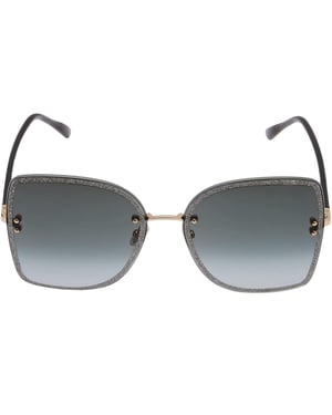 Jimmy Choo Leti 2M2 9O Schwarze Sonnenbrille