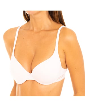 Damen-BH mit Bügeln und elastischen Seiten 003AL, bequemes und festes Design, das sich der Silhouette anpasst