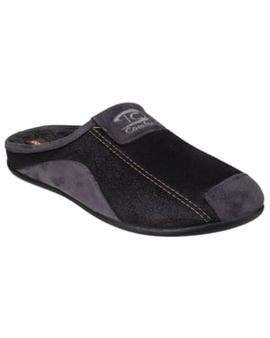Cotswold Mens Westwell Slip On Mule Pantoffeln (Schwarz)