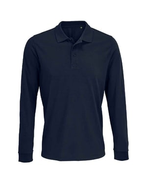 SOLS Unisex Adult Prime Pique Langarm-Poloshirt (French Navy)