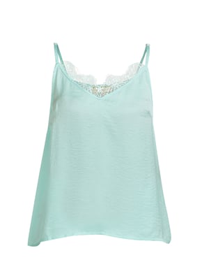 Mymo Spitzentop Damen Aqua