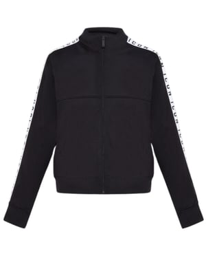 Dsquared2 Dean Sport Fit schwarze Jacke mit versiegelten armeln