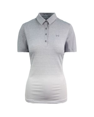 Under Armour HeatGear Damen Grau Zinger Golf Poloshirt