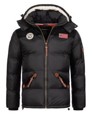Geographical Norway Winterjacke Schwarz