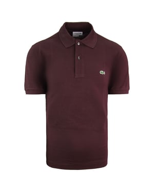 Lacoste Classic Fit Herren Burgunder Polo -Hemd