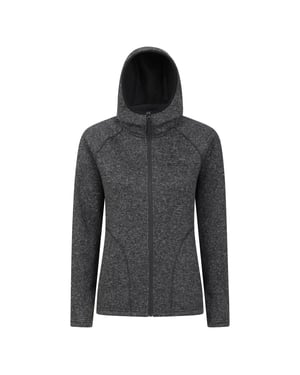 Mountain Warehouse Damen/Damen Nevis Full Zip Hoodie (Schwarz)