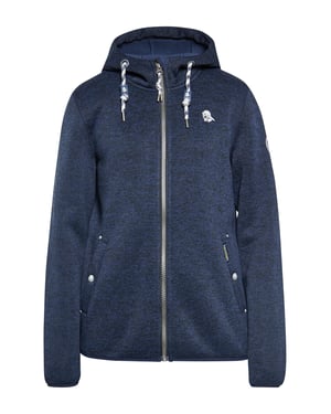 Schmuddelwedda Strickfleeceblouson Herren Meeresmelange