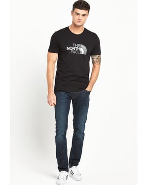 The North Face Mens T Shirt SS Easy Tee schwarz