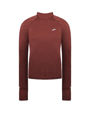 Brooks Notch Thermal 2.0 Damen-Oberteil in Braun