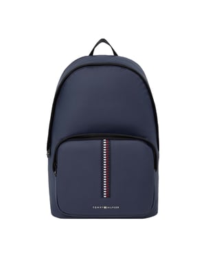 Zubehör Tommy Hilfiger Corporate Gewebter Rund-Rucksack in Blau