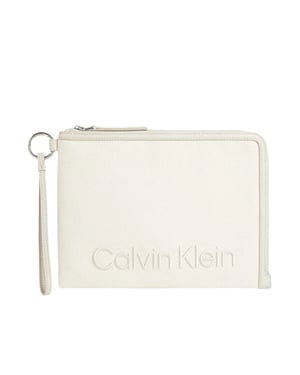 Calvin Klein Damen Geldbörse mit eingeprägtem Logo