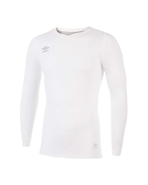 Umbro Herren Elite V-Ausschnitt Base Layer Top (Weiß)