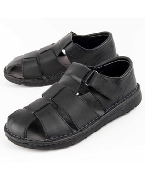 Purapiel Sandale Beira7 Schwarz