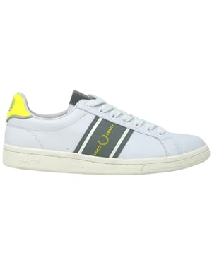 Fred Perry B9280 134 B721 Leder Weiß Turnschuhe