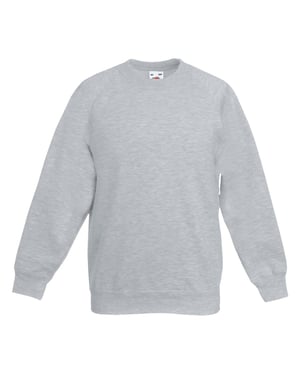 Fruit of the Loom - "Premium" Sweatshirt Eingesetzt für Kinder (Grau meliert)