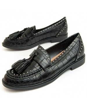 Montevita Mokassins Moccavita12 in Schwarz