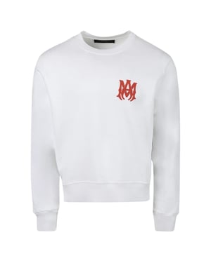 Weißes Sweatshirt mit Amiri MA-Logo